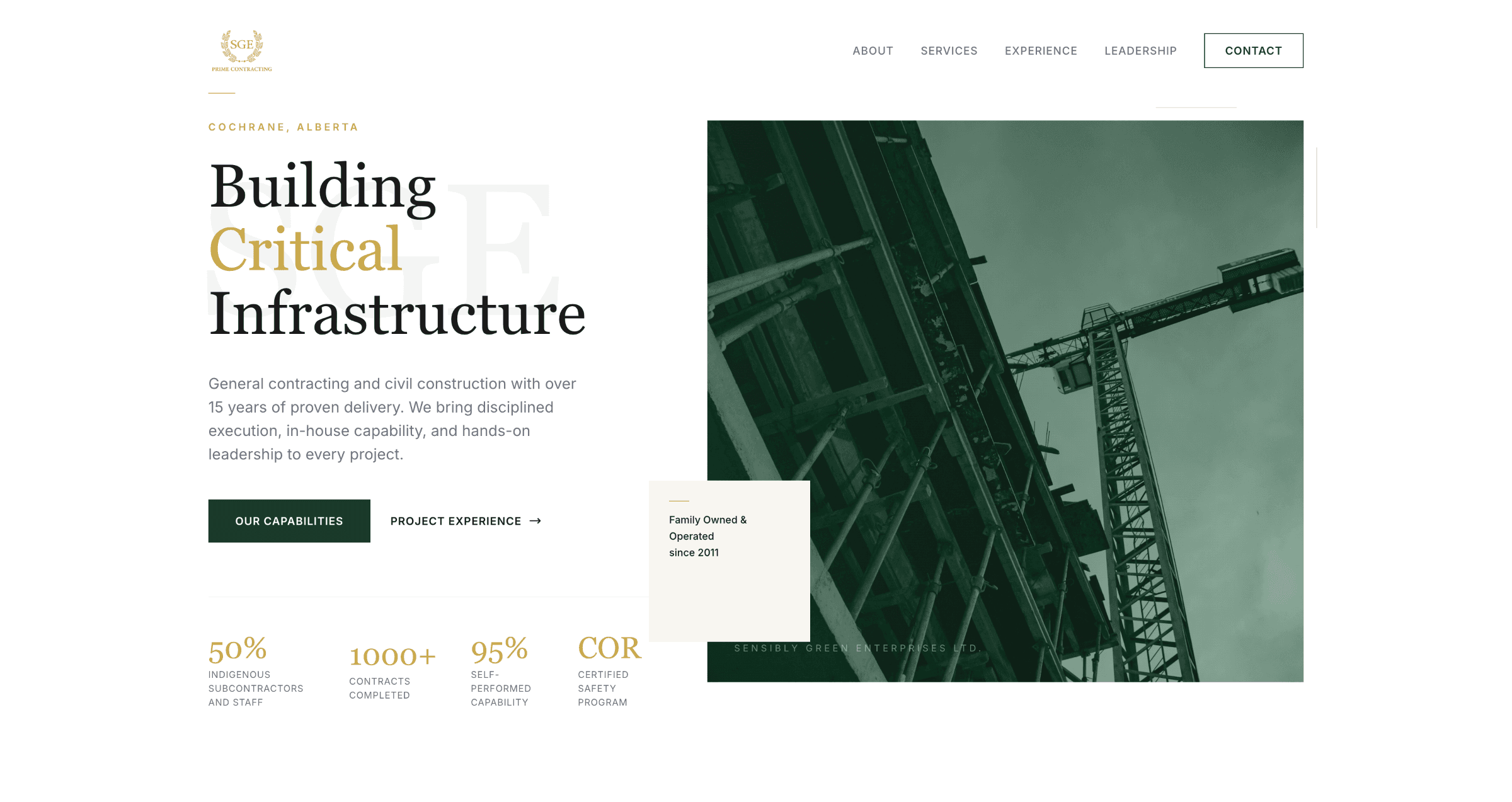 SGE Prime Contracting